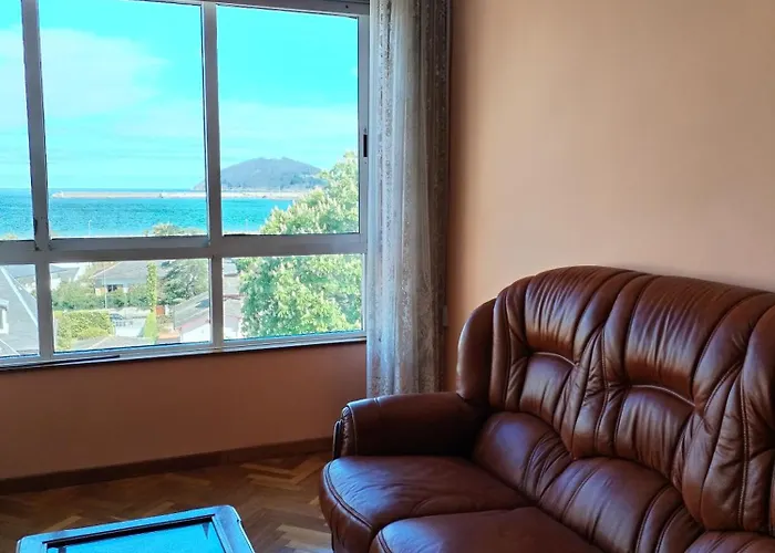 Daire Sobre La Playa Covas (Lugo)